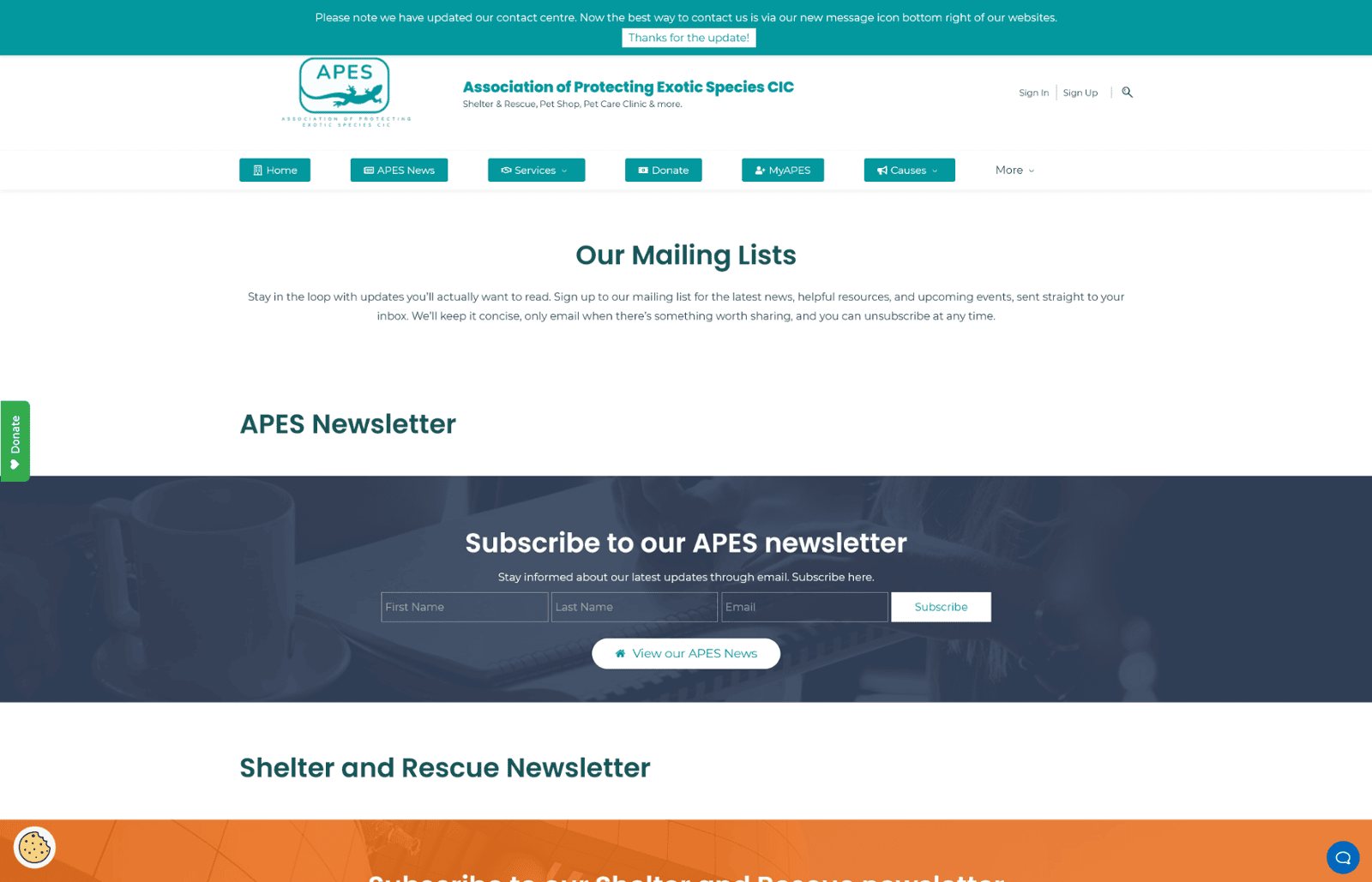 APES Newsroom Has Now Closed – Here’s Where to Stay Connected