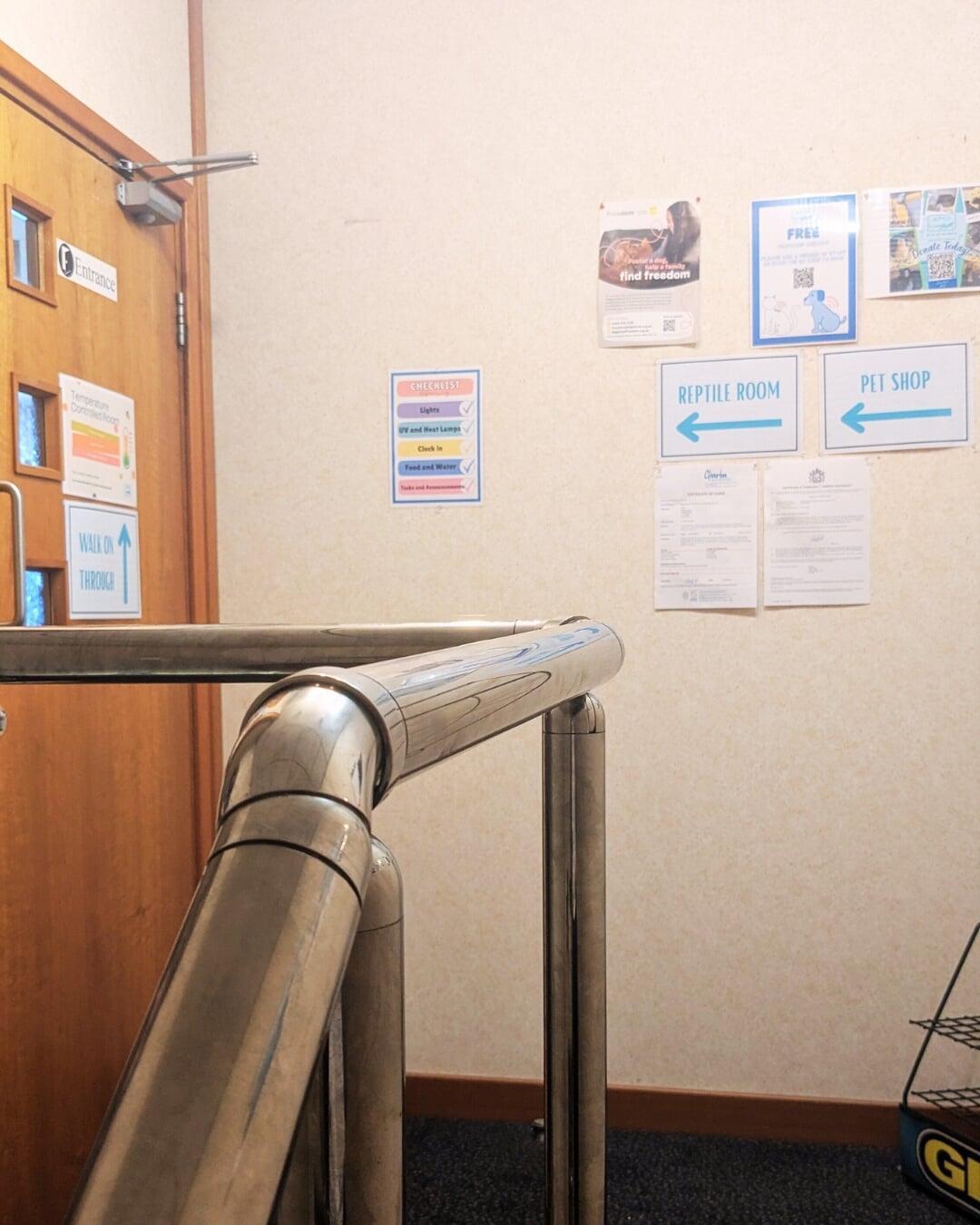 Entrance to Exotic Rescue and Shop